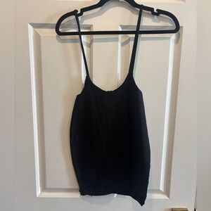 Overall Black Dress